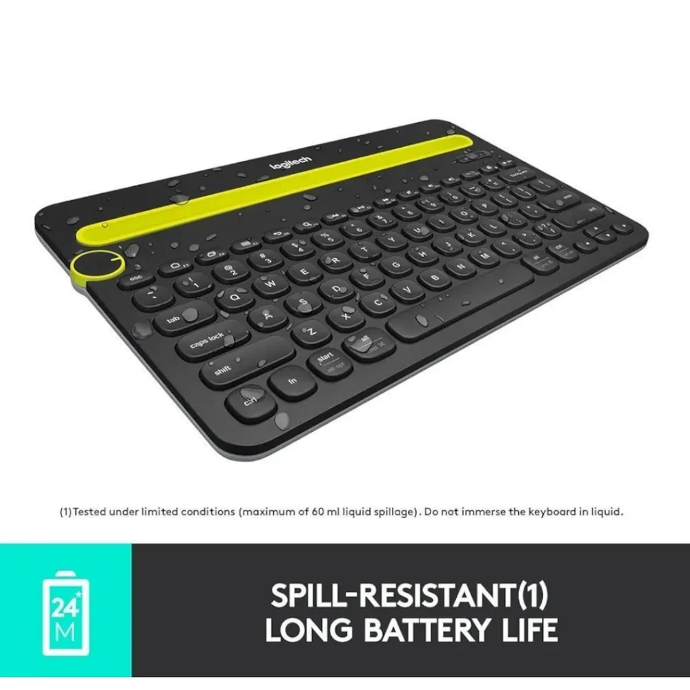 Bluetooth Multi-Device Logitech K480 Keyboard - Picture 4 of 14